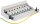 CAT 6a Mini/Desktop Patch Panel, 8 Port, (1 HE)