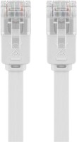 CAT 6 Flach-Patchkabel, U/UTP, weiß