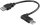 USB 2.0 Hi-Speed-Verlängerungskabel 90°, schwarz