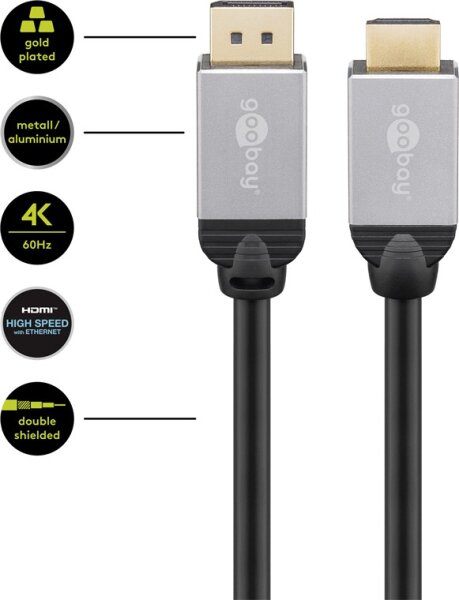 DisplayPort™ / High-Speed-HDMI™-Adapterkabel