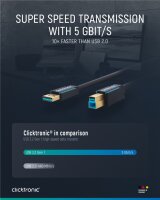 USB-A-auf-USB-B 3.0 Adapterkabel
