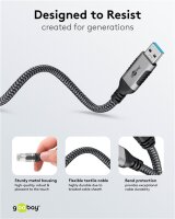 Ethernet-Kabel USB-A 3.0 auf RJ45, 3 m
