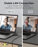 Ethernet-Kabel USB-A 3.0 auf RJ45, 3 m
