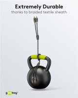 Stereo-Cinchkabel, 0,5 m