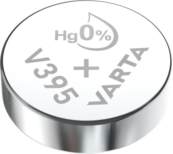 VARTA SR57 / V395 – Silberoxid-Knopfzellenbatterien 1,55 Volt - 10 Stück in Box