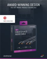 Cinch-Kabel, stereo