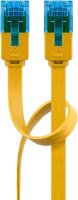 CAT 6A Flach-Patchkabel, U/UTP, gelb