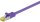 RJ45 Patchkabel CAT 6A S/FTP (PiMF), 500 MHz mit CAT 7 Rohkabel, violett