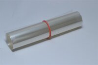Schrumpfschlauch transparent klar, 165 mm flach, Ø 107 mm,  PVC, Rate: 2:1 - 1lfm.