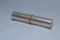 Schrumpfschlauch transparent klar, 165 mm flach, Ø 107 mm,  PVC, Rate: 2:1 - 1lfm.