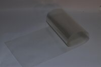 Schrumpfschlauch transparent klar, 165 mm flach, Ø 107 mm,  PVC, Rate: 2:1 - 1lfm.