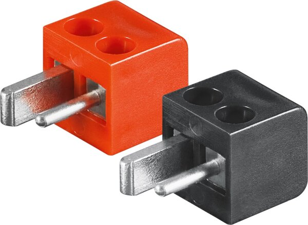 Lautsprecherstecker-Set - mit Schraubanschluss, paarweise verpackt
