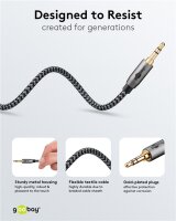 Audio Verbindungskabel AUX, 3,5 mm stereo, 3 m