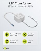 LED-Trafo 12 V (DC), 12 W, IP67