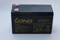 Long - WP7.2-12 - 12 Volt 7200mAh Pb - Faston 250 (F2)