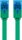 CAT 6A Flach-Patchkabel, U/UTP, grün