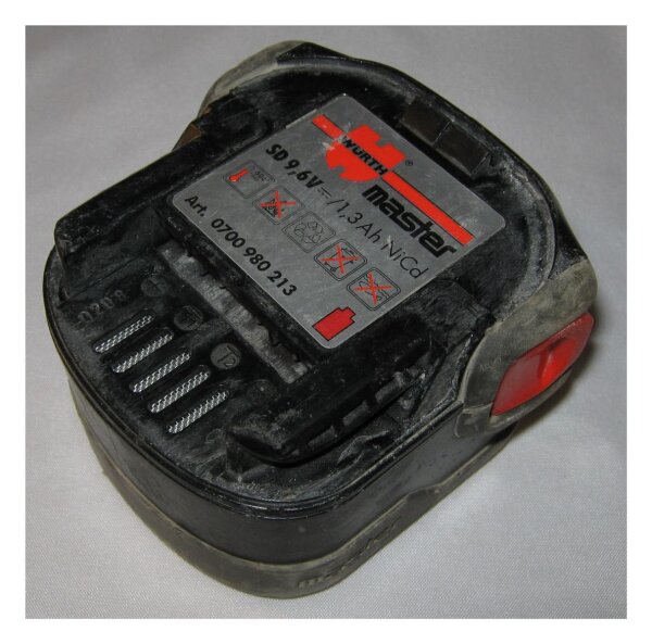 Akkureparatur - Zellentausch - Würth SD 9,6 V - 0700980213 - 9,6 Volt Akku