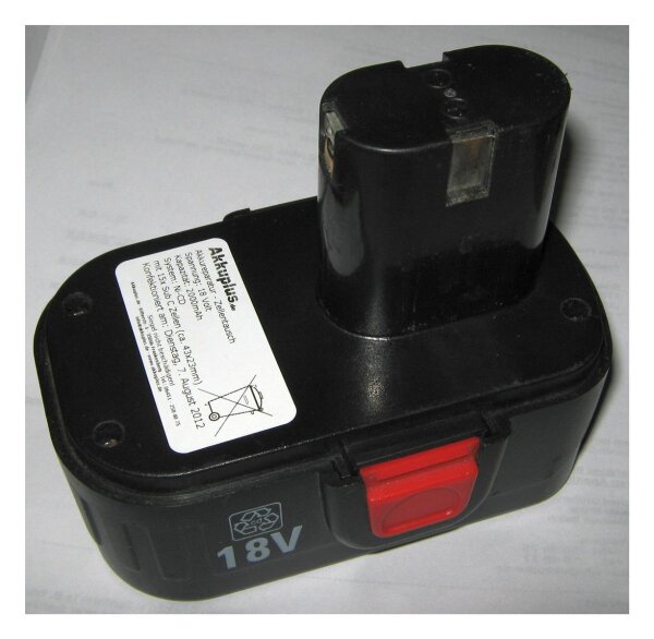 Akkureparatur - Zellentausch - Bullcraft Accu Pack - 18 Volt Akku