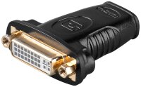 HDMI™/DVI-I-Adapter, vergoldet