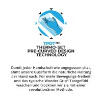 Wonder Grip - WG-522B - Hitzeschutzhandschuhe mit weicher Beschichtung für ausgezeichnete Fingerfertigkeit - Größe XL/10