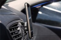 goobay - Magnethalterungs-Set Universal im Slim-Design zur einfachen und sicheren Befestigung mobiler Kleingeräte im Fahrzeug