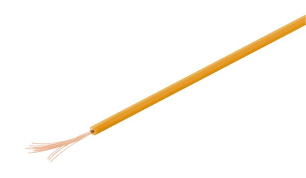 Kupferlitze isoliert, 10 m, orange