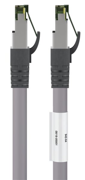 CAT 8.1 Patchkabel, S/FTP (PiMF), grau