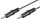 goobay - Audio Verbindungskabel AUX, 3,5 mm Mono - 1,5 Meter - Klinke 3,5 mm Stecker (2-Pin, mono) > Klinke 3,5 mm Stecker (2-Pin, mono)