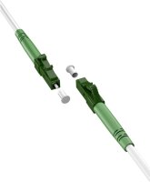 Glasfaserkabel (FTTH), Singlemode (OS2) White, (Simplex), 2 m