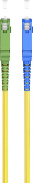 Glasfaserkabel (FTTH), Singlemode (OS2) Yellow, (Simplex), 0,5 m