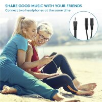 Audio Y-Adapterkabel (3,5 mm stereo)
