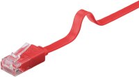 CAT 6 Flach-Patchkabel, U/UTP, rot