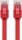 CAT 6 Flach-Patchkabel, U/UTP, rot