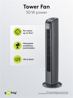 Turmventilator mit Fernbedienung