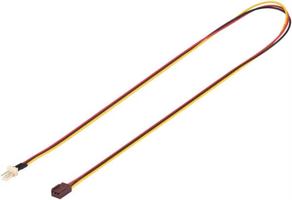 PC Lüfter-Stromkabel Verlängerung, 3-Pin Stecker/Buchse
