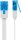CAT 6A Flach-Patchkabel, U/UTP, weiß