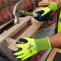 Wonder Grip - WG-310HY - XL/10, Gelb, Handschuh für Garten- und Landschaftsbau, Baustelle, Landwirtschaft, Abfallindustrie, Logistik & Transport