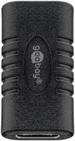 Adapter USB-C™ auf USB-C™, Kupplung, schwarz