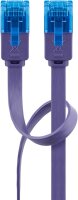 CAT 6A Flach-Patchkabel, U/UTP, violett