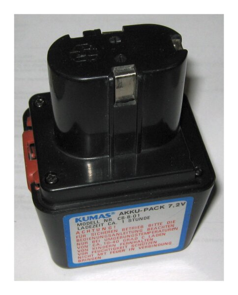 Akkureparatur - Zellentausch - KUMAS CB-B-01 - 7,2 Volt Akku