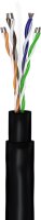 CAT 6 Outdoor Netzwerkkabel-Set, U/UTP, schwarz