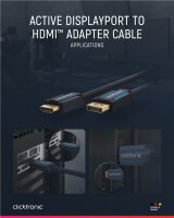 Aktives DisplayPort™-auf-HDMI™-Adapterkabel (4K/60Hz)