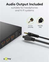 HDMI™-Umschaltbox 4 auf 1 mit Audio-Ausgang (4K @ 60 Hz)