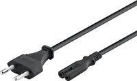 Anschlusskabel Eurostecker, 1,5 m, Schwarz