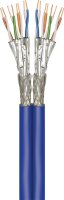 CAT 7A+ Duplex-Netzwerkkabel, S/FTP (PiMF), blau