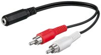 Audio-Kabeladapter 3,5-mm-Buchse zu Cinch-Stecker