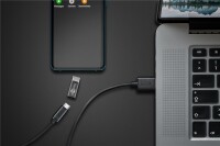 Adapter USB-C™ auf USB 2.0 Micro-B, grau