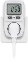 Digitales Energiekostenmessgerät / Stromzähler - weiß/grau IP20 Pb