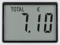 Digitales Energiekostenmessgerät / Stromzähler - weiß/grau IP20 Pb