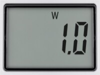 Digitales Energiekostenmessgerät / Stromzähler - weiß/grau IP20 Pb